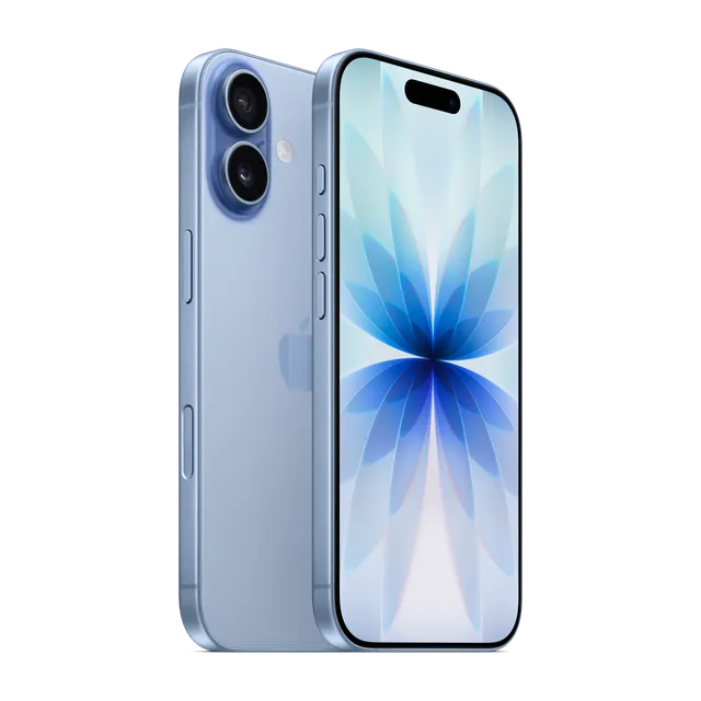 iPhone 17 · Mist Blue