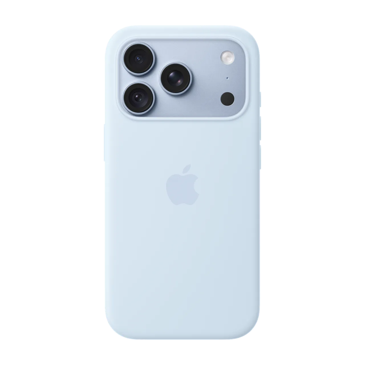 iPhone 18 Pro Silicone Case with MagSafe · Crisp Blue