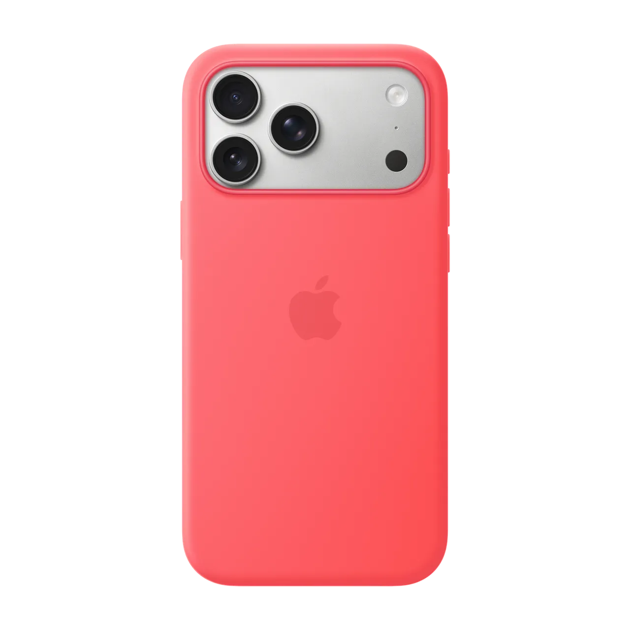 iPhone 17 Pro Max Silicone Case with MagSafe · Bright Guava