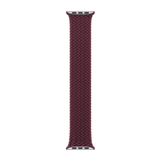 42mm Burgundy Braided Solo Loop