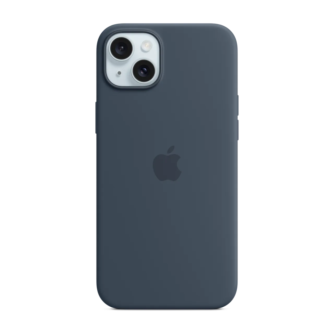 iPhone 15 Plus Silicone Case with MagSafe · Storm Blue