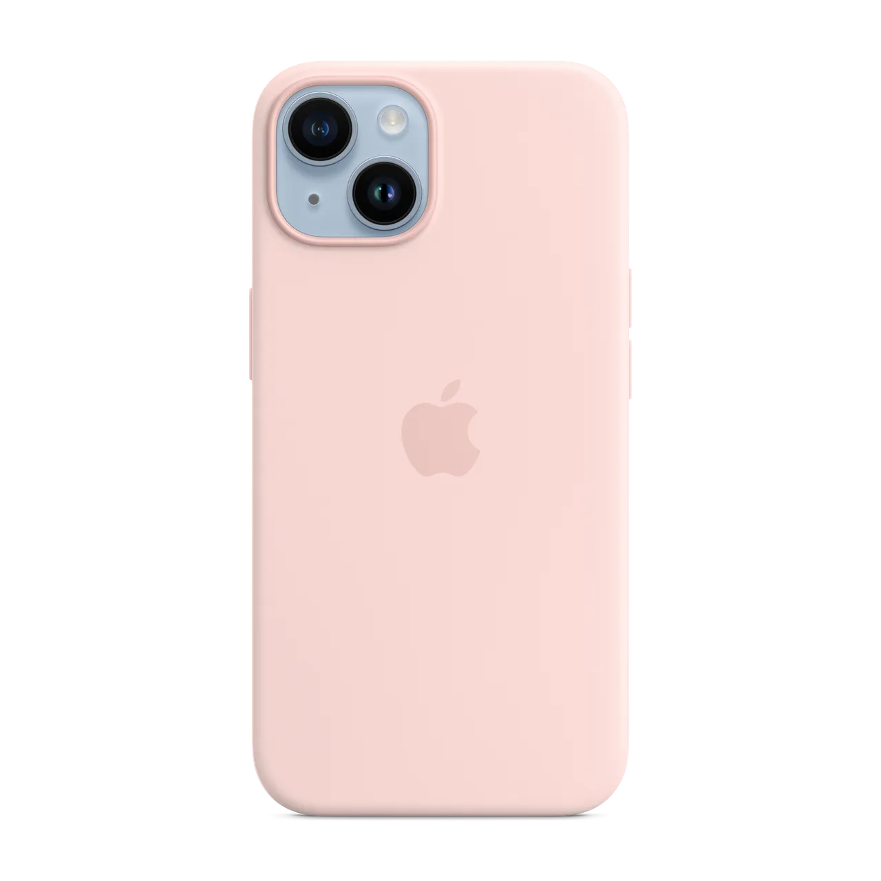 iPhone 14 Silicone Case with MagSafe · Chalk Pink