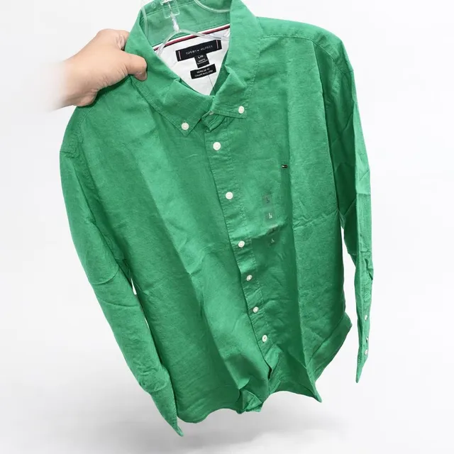 Camisa manga larga Tommy Hilfiger verde